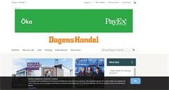 Desktop Screenshot of dagenshandel.se